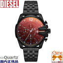 DIESEL/ディーゼル BABY CHIEF/ベビーチーフ メンズ クオーツ 丸型 アナログ 10気圧防水 ステンレス オールブラック ストップウォッチ カレンダー 日付 DZ4566(2)
