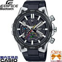 '22-9 フラッグシップクロノグラフ CASIO EDIFICE SOSPENSIONE タフソーラーBluetooth ラウンド 多軸アナログ デュアルタイム サスペンションアームデザイン サファイアガラス 10気圧防水 正規新品 ブラック×カラーアクセント EQB-2000YDC-1AJF(2)
