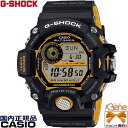 ’23-1 正規新品 人気のブラック×イエロー CASIO G-SHOCK/カシオ ジーショック Master of G　RANGEMAN/レンジマン タフソーラー電波 ラウンドデジタル トリプルセンサー ワールドタイム フロントボタン フルオートライト 黒×黄 GW-9400YJ-1JF