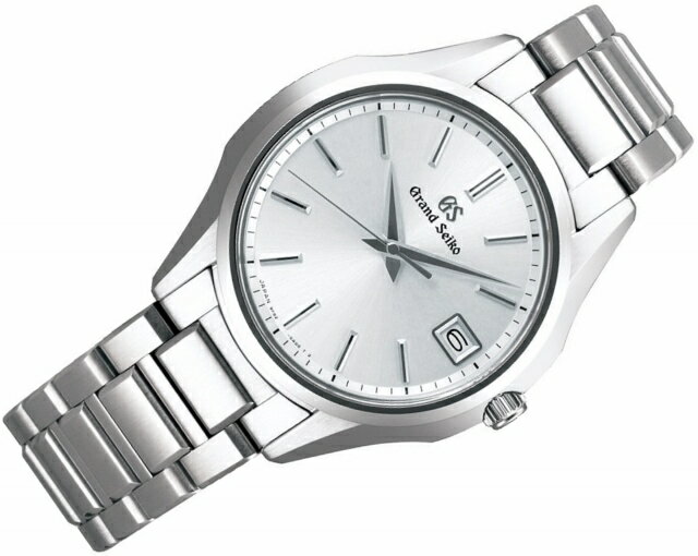 [正規品/送料無料!]GRAND SEIKO/グランドセイコー Heritage Collection メンズクオーツ/男性用電池式 精度:年差±10秒 10気圧防水 カレンダー(日付)機能つき ステンレス サファイアガラス シルバー×シルバー 丸型 SBGV213