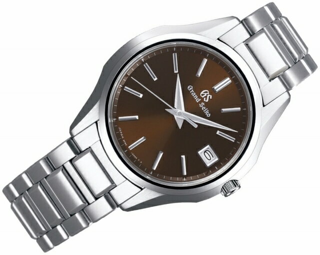 [正規品/送料無料!]GRAND SEIKO/グランドセイコー Heritage Collection メンズクオーツ/男性用電池式 精度:年差±10秒 10気圧防水 カレンダー(日付)機能つき ステンレス サファイアガラス シルバー×ブラウン 丸型 SBGV237