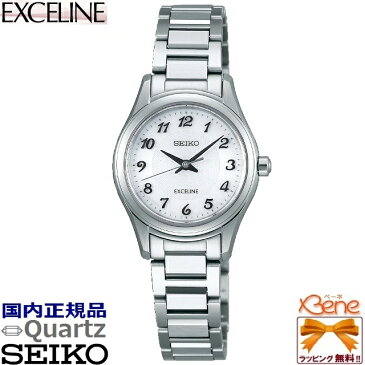 [正規品/送料無料!]SEIKO/セイコー EXCELINE/エクセリーヌ レディースソーラーウォッチ Comfotex/コンフォテックス ステンレス サファイヤガラス 10気圧防水 丸型 シルバー SWCQ093 ペアスタイル 日本製