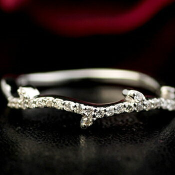 ダイヤモンド“いばら姫”リング PT900 K18 K10対応　PT,K18はご注文後弊社で金種選択に記載のある金額を加算しご連絡します 誕生石 4月のサムネイル