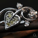 【選べる10%OFF/P10倍】 心安らぐナチュラルモチーフ アーガイル産グリーンダイヤモンドリング 誕生石 4月 PT900 K18 K10対応 ご注文後弊社...