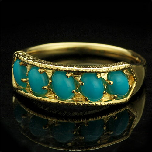 ターコイズリング「ブランシュ」トル...