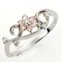 「ルクリア」 Luculiaピンクダイヤモンド ローズカットダイヤモンド リング 誕生石 4月 春色ピンク PT900 K18 K10対応 PT,K18はご注文...