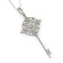 【ハロウインevent 11/4迄】 アラベスク 鍵ローズカットダイヤモンド ペンダントトップ(チェーン無) 誕生石 4月 PT900 K18 K10対応 ご注文後弊社で金種選択に記載のある金額を加算しご連絡します