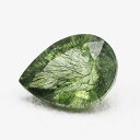 【GWは最大25％OFF日替SALE】 ☆ルチルペリドット ペアシェイプ 5.63ct 限定1個※こちらのルースを使用してのカスタマイズもお受けできます。