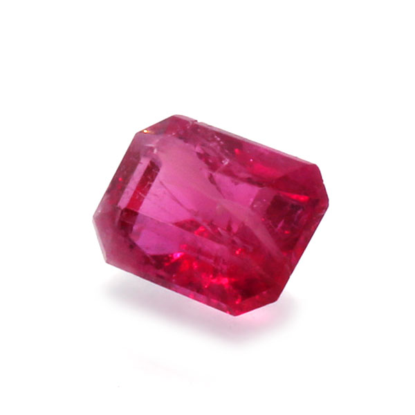 ☆レッドベリル(レッドエメラルド)オクタンゴン 0.1ct 限定1個※こちらのルースを使用してのカスタマイズもお受けできます。