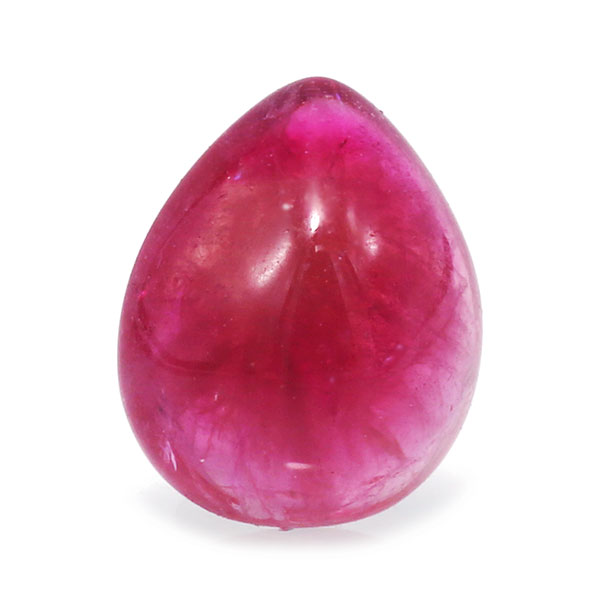 ☆レッドベリル レッドエメラルド ペアシェイプカボション 0.676ct ソーティング付※...