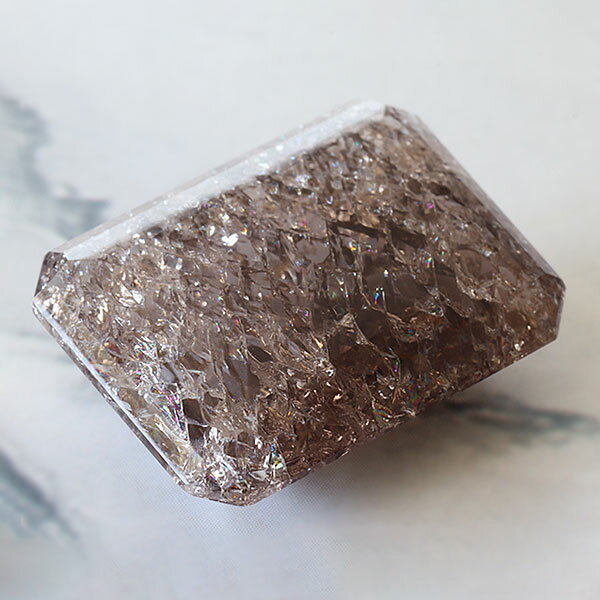 【割引クーポンイベント中】 ☆16.79ct 爆裂スモーキークォーツ エクスプロージョン オクタゴン※こちらのルースを使用してのカスタマイズもお受けできます。 【クリスマス】【xmas】 【cpbfa】