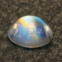 ☆8.9mm レインボームーンストーン ラウンド カボション 2.15ct 限定1個 ※こちらのルースを使用してのカスタマイズもお受けできます。誕生石6月