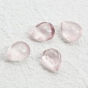 ☆数量限定 ローズクオーツ バフトップローズカット ペアシェイプ 8×6mm※こちらのルースを使用してのカスタマイズもお受けできます。