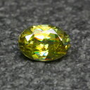 【最大20%OFF夏色キャンペーン開催中】 ☆スフェーン オーバル 0.91ct 限定1個 ※こちらのルースを使用してのカスタマイズもお受けできます。誕生石7月