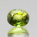 【選べる10%OFFかP10倍 本日20時〜】 ☆グリーンスフェーン オーバル 1.26ct 限定1個 ※こちらのルースを使用してのカスタマイズもお受けできます...