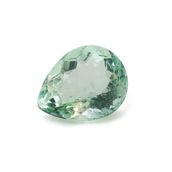 ベーネ・ベーネの☆ UV蛍光 パライバカラー フローライト ペアシェイプ 2.28ct 限定1個 ※こちらのルースを使用してのカスタマイズもお受けできます。｜アングル2