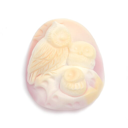【最大30%OFF GW詰込福袋 開催】 ☆カメオ コンクシェル 「Owl cameo」1個限定製品オーダー可能※こちらのルースを使用してのオーダー・セミオーダー・カスタマイズもお受けできます。 【最大30%OFF GW詰込福袋 開催】 ☆カメオ コンクシェル 「Owl cameo」1個限定製品オーダー可能※こちらのルースを使用してのオーダー・セミオーダー・カスタマイズもお受けできます。