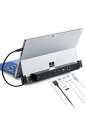 サンワダイレクト ドッキングステーション Surface Pro(第11世代) / Pro10 / Pro9 / Pro8 / Pro7 /Pro7 Plus/Pro X/Go 3 / Go 2 /Go専用 HDMI USB×3ポート 有線LAN PD1(2)
