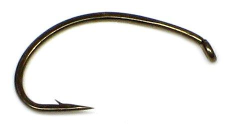 アキスコ(AXISCO) フライフック100本入り AFB 1130-#12 釣り針アントやシュリンプ用ダウンアイ1Xファインワイヤーフォージド1Xショートシャンク日本製フッキングの良いヒネリ仕上