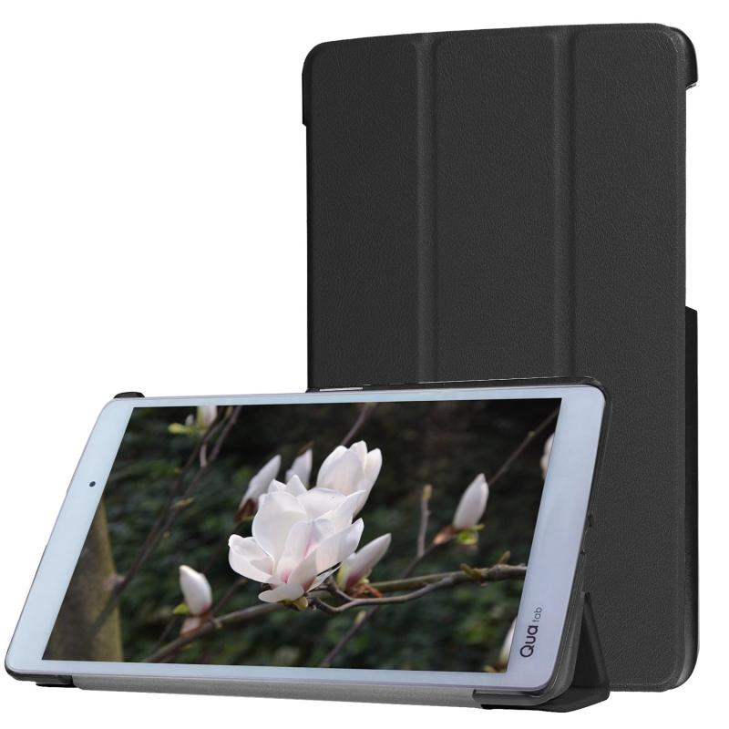 【Trocent】Qua tab PX ケース 手帳型 PUレザーケース 全面保護 耐衝撃 AU Qua tab PX LGT31 ケース スタンド機能付き 汚れ防止 マグネット自動吸着 lgt31 ケース 取り付け易いケース (Qua tab PX,