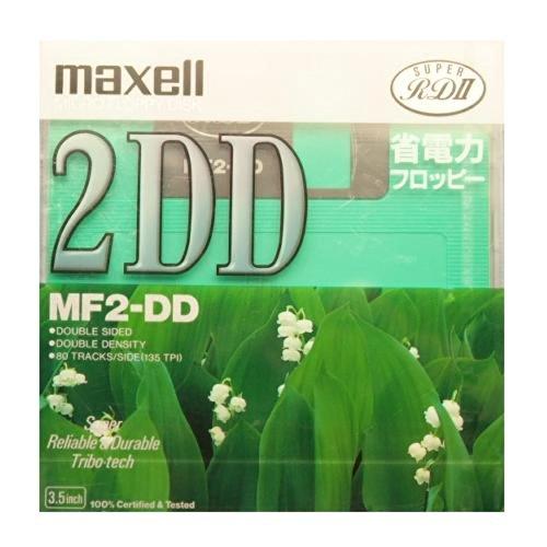 3.5インチ2DDフロッピーディスク マクセル MF2-DD(GN)1P