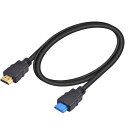 Duttek 8k hdmi変換ケーブル、ultra thin hdmi 2.1オスオス変換ケーブル対応8 k @60 hz 4 k @120 hz超高速48 gbps roku、ps5、xbox、tv、switch、pc用ダイナミックhdr、earc、(2)