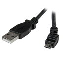 StarTech.com L型上向き microUSBケーブル USB-A(オス) - マイクロ B(オス) 2m USBAUB2MU(2)