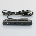 ノア 家具用コンセント(什器用) 2ヶ口スライドコンセント USB電源付き 黒 VFFコード1.5m 棚下直付タイプ コンセント1400Wまで USB出力DC5V2A NC-1522USB2A-T黒