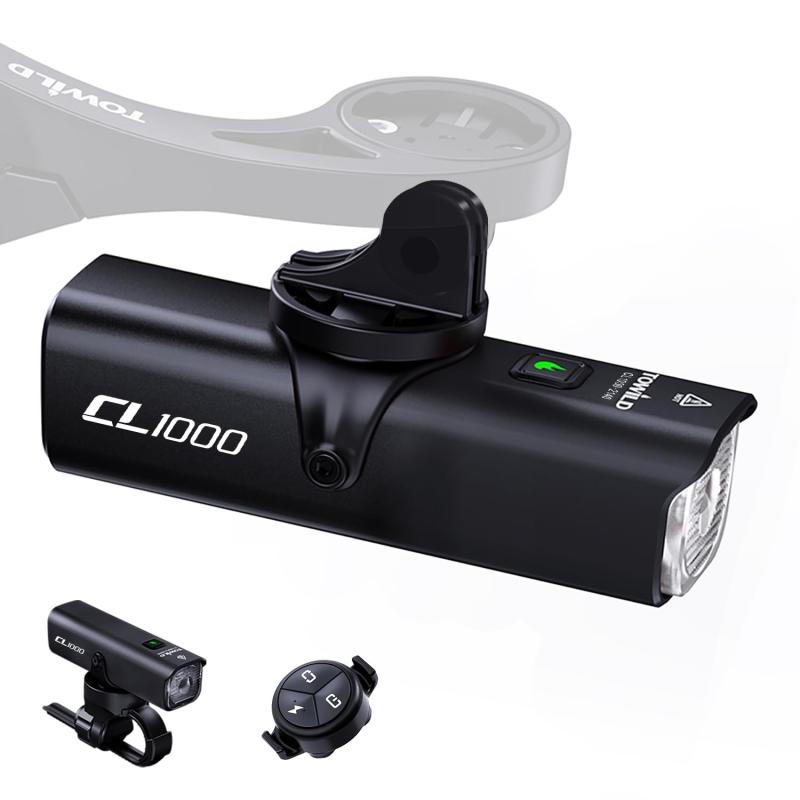 TOWILD CL1000 自転車 ライト 1000ルーメン 大容量4000mAh ロードバイク ライト USB-C充電式「ハンドバ..
