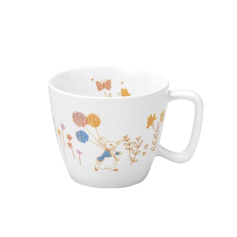OGISO(おぎそ) ピーターラビット 強化磁器【220cc持ちやすい取っ手付きコップ】(食洗機・レンジ対応)(3)