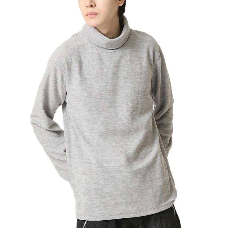 [アーケード] 暖か フリース メンズ マイクロフリース モックネック タートルネック とっくり カットソ..