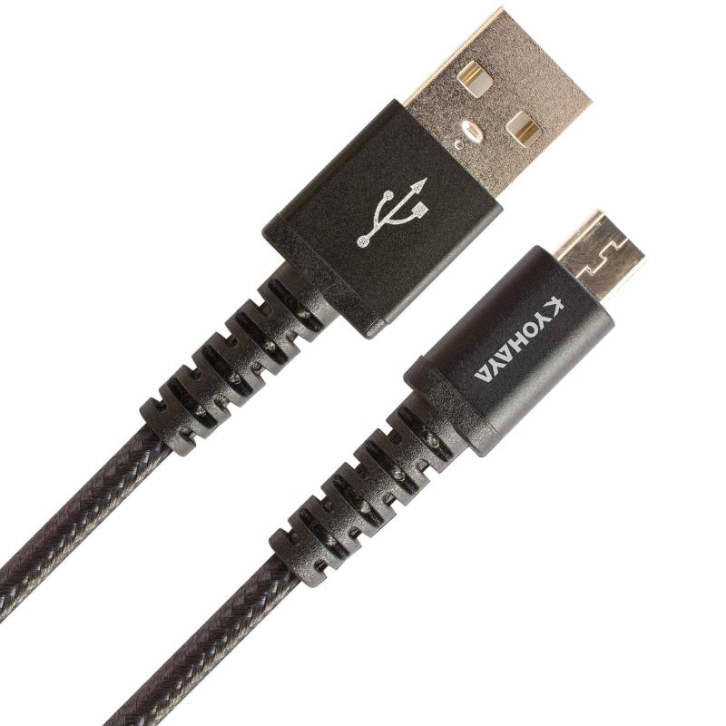 KYOHAYA micro usb ケーブル アンドロイド 充電ケーブル マイクロusbケーブル android 充電ケーブル 1.2m 急速 丈夫 ナイロン 強靭 断線 しにくい スマホ 急速充電 データ転送 Android/XPERIA/Galaxy