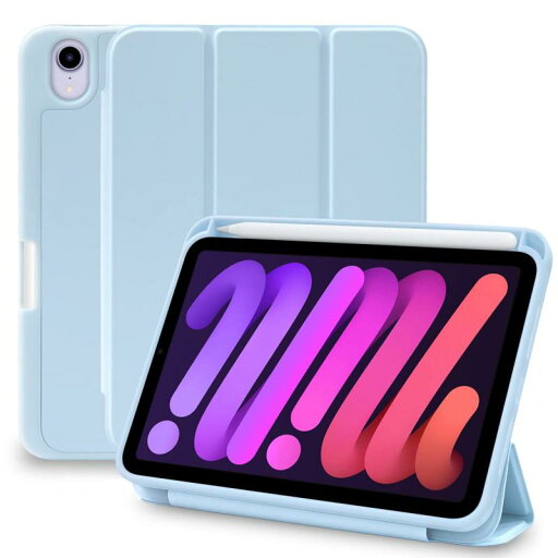 MS factory iPad mini6/7 ケース Apple Pencil 収納 耐衝撃 スマートカバー ソフト TPU オートスリープ ペンシルホルダー for iPad mini6 mini7 MS factory iPad mini6/7 ケース Apple Pencil 収納 耐衝撃 スマートカバー ソフト TPU オートスリープ ペンシルホルダー for iPad mini6 mini7