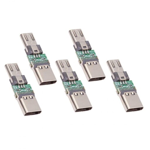 CYアダプター 5個/ロット Micro USB 2.0 5ピン メスコネクター - USB Type-Cオス電源データPCBAアダプター タブレット/携帯電話/ノートパソコン用 CYアダプター 5個/ロット Micro USB 2.0 5ピン メスコネクター - USB Type-Cオス電源データPCBAアダプター タブレット/携帯電話/ノートパソコン用