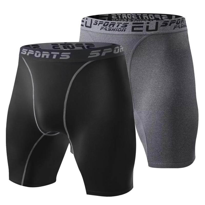 [THREEGUN] コンプレッションショーツ メンズ スポーツ ショート タイツ 着圧パンツ スパッツ パワーストレッチ ランニング アンダーパンツ 冷感 通気 吸湿 速乾