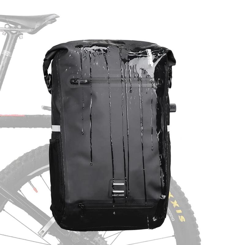 Rhinowalk自転車パニアバッグ リアバッグ サイドバッグ 大容量 軽い 収納力 22L 防水 モーターパニアバ..