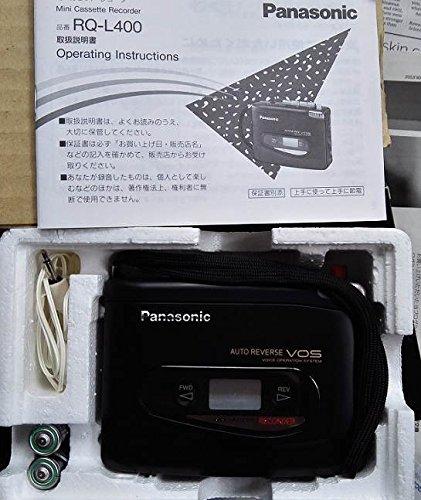 Panasonic ポータブルミニカセットレコーダー RQ-L400-K ブラック