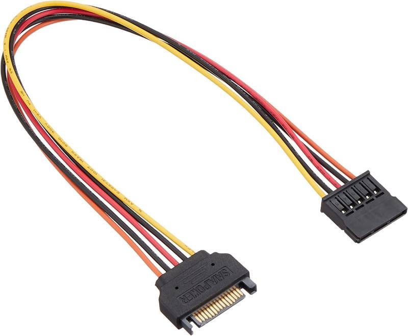 SATA電源延長ケーブル50cm