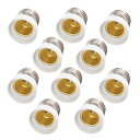 DZYDZR LED 電球ソケットベースE26 E17 ランプホルダー変換アダプタ 難燃性材料 LED電球用(2)