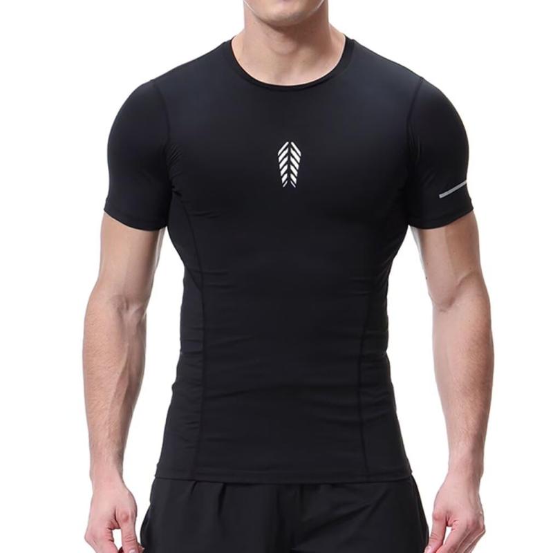 [HedingRed] コンプレッショントップス メンズ 半袖 スポーツ tシャツ 冷感 夏インナー フィトネス アンダー シャツ コンプレッションウェア 通気 速乾 UVカット