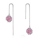 MIKAMU ピアス レディース 桜 レディース ネックレス 桜 ブレスレット レディース 指輪 レディース 桜 チェーンピアス レディース 桜 最高級 CZジルコニア シルバー925 純銀製 人気 桜 ジュエリ