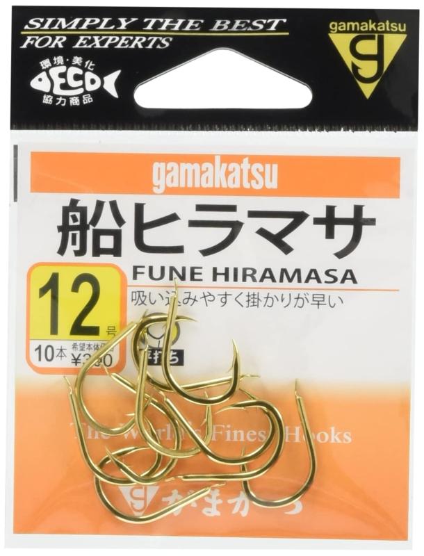がまかつ(Gamakatsu) 船ヒラマサ フック 金 釣り針 各種