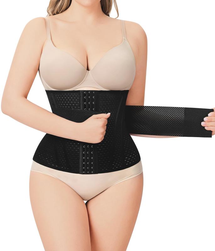 [Sawaiko] コルセット 女性 ウエスト 調整 着圧 補正下着 お腹 ウエストニッパー 腹巻き レディース 腰 サポーター 腰ベルト 作業用