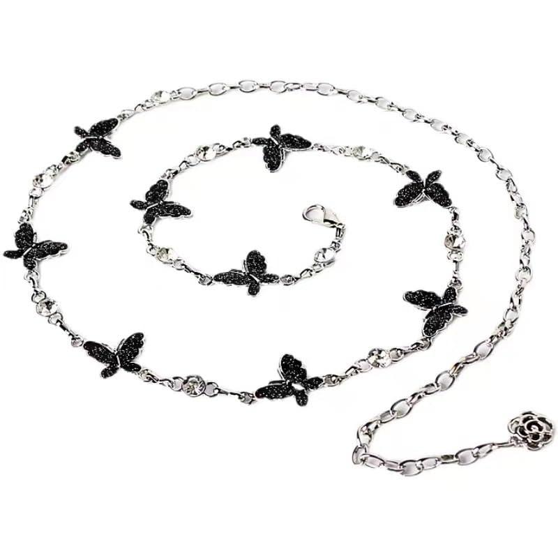 [ハルジオ] チェーンベルト レディース ベルト チェーン ウエストチェーン ウエストベルト レディース..