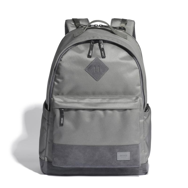 楽天ベネフィメントショップ[アントラック] リュックサック OUTDOOR デイパック[S] 13.3インチPC収納可 チェストベルト A4サイズ 通気性のいい背面構造 コーデュラエコ生地 ヴィーガンレザー 撥水 60058 メンズ