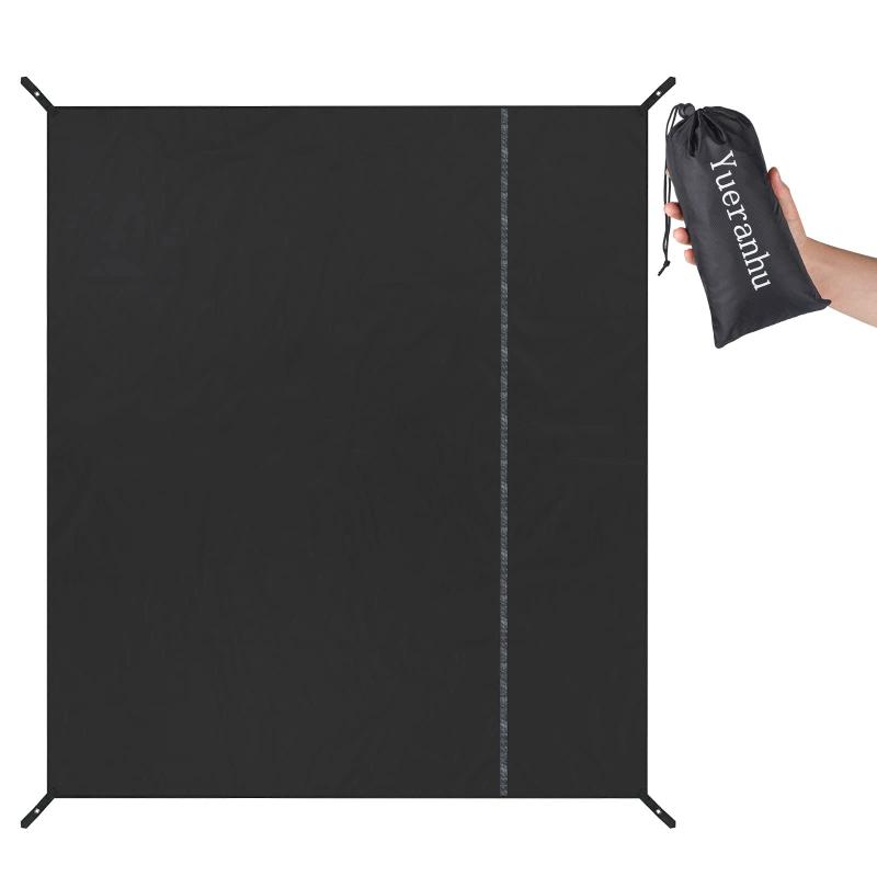 Yueranhu グランドシート テント シート 防水 270×270cm 240×240cm 大判 アウトドア キャンプ 登山 ピクニック マット レジャーシート 収納袋付き