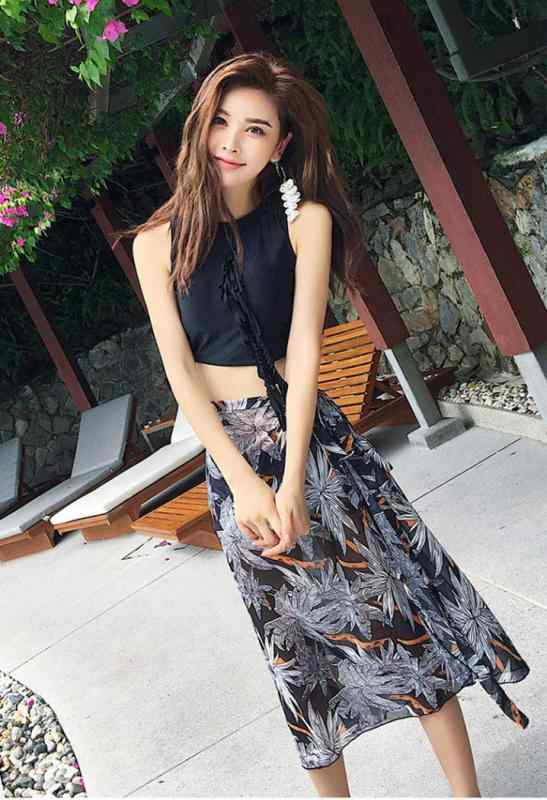 [レモンツリーセブン] ペア水着4点セット カップル 水着 ペアルック レディース ビキニ 体型カバー メンズ サーフパンツ スカート お揃い ご夫婦 ミズギ