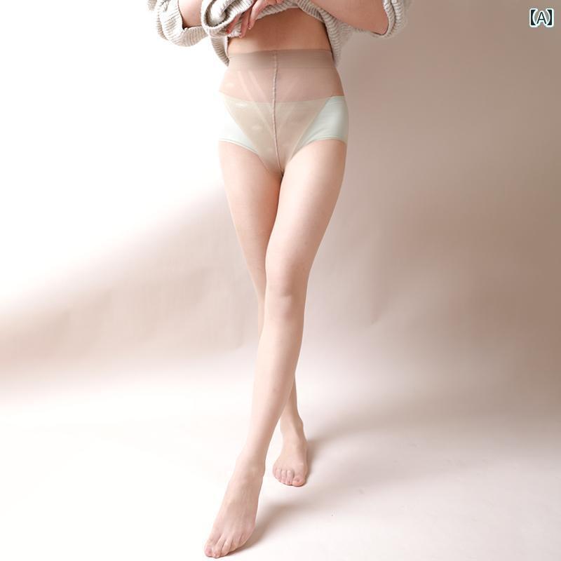 レディース ストッキング SK 8915 ミント ソックス 極 薄 5 D 任意 カット ベルベット 引っ掛かり 防止 滑り止め マット ストッキング