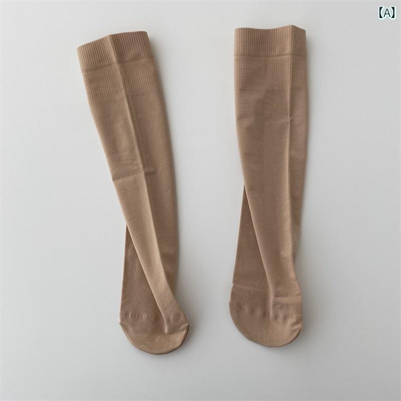 レディース ストッキング 夢のような雰囲気を漂わせる.肉厚で暖かな天鵝絨の厚手ショートソックス。120デニールでひきしまり感があり.秋冬に最適な30cmのミドル丈。大サイズ女性向け。