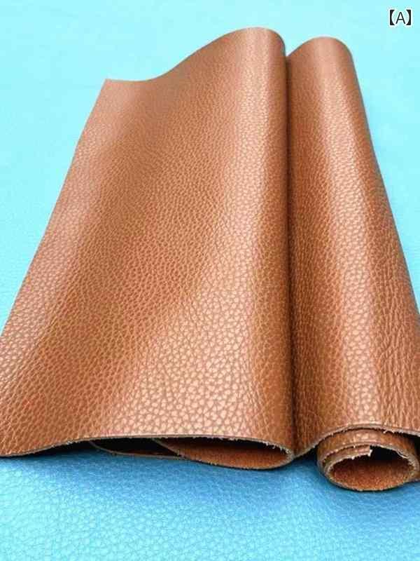 布 生地 シワになりにくい の 牛革 素材 ライトブラウン トップ 層 ソファ シート ベッド サイド 改装 ソフトレザー クッションレザー 生地